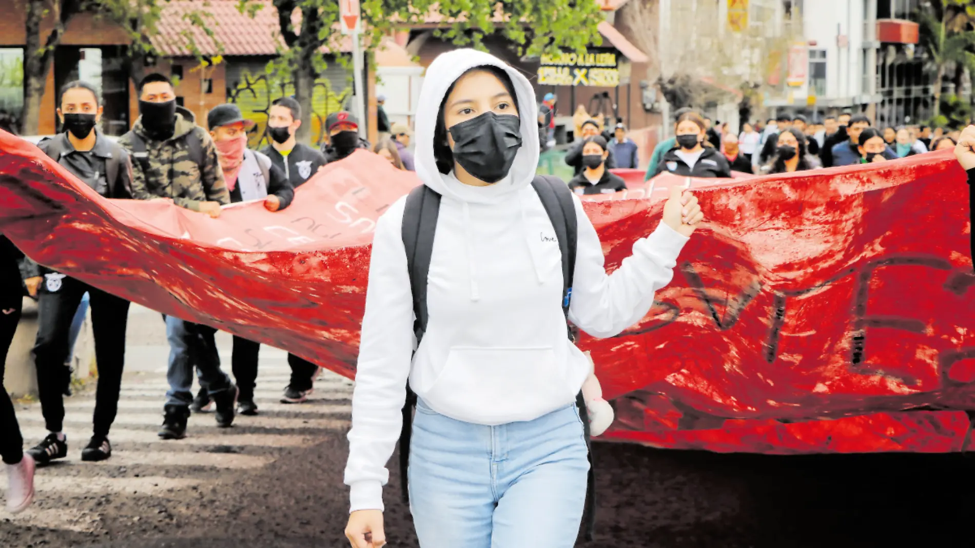 Manifestación alumnos de escuelas normales rurales